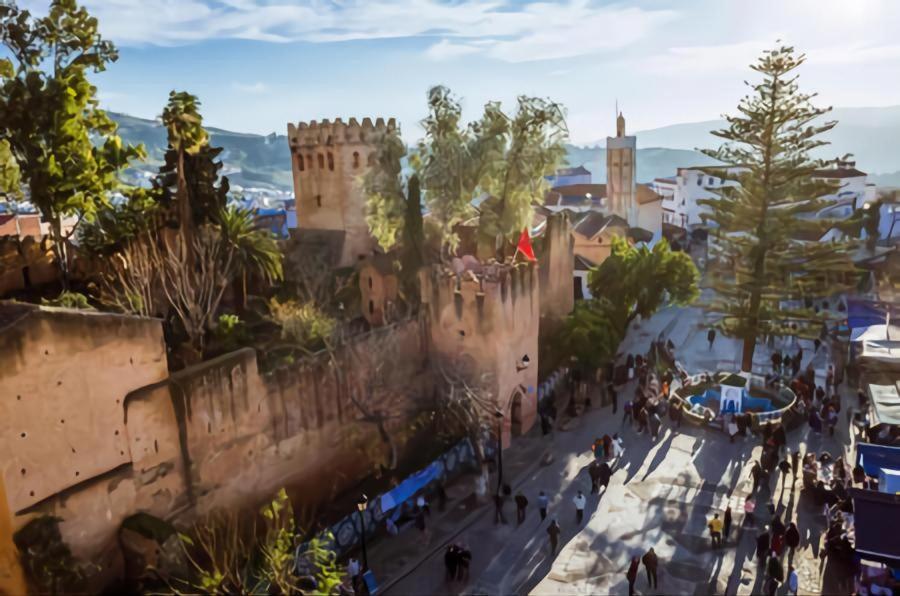 Riad Chourafa Chefchaouen Buitenkant foto