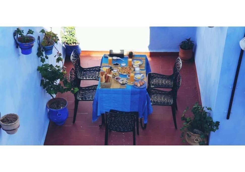 Riad Chourafa Chefchaouen Buitenkant foto